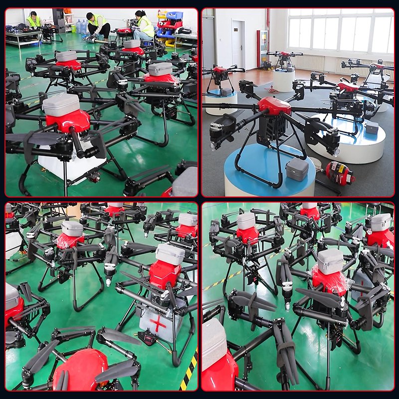 Industrial Cleaning Drone Factory Production Workshop - Mass Production & Assembly Scenes