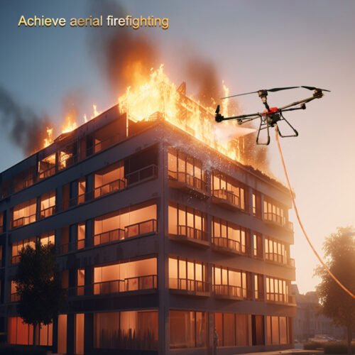 HFC Tethered Firefighting Drone with Thermal Imaging for Urban  Forest Fire Detection